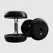 TROY RUFDC-R Rubber Encased Pro Style Dumbbell Set Contoured Handles 25 lb dumbbells pair