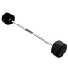 Troy Barbell TSB-R  12-Sided Solid Rubber Straight Barbell 10lb
