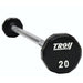 TROY TSB-U 12-Sided Urethane Straight Barbell 20 lb