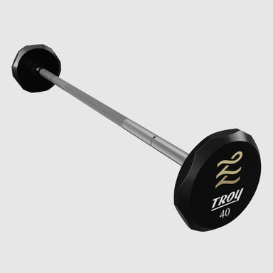 TROY TSB-U 12-Sided Urethane Straight Barbell Custom Logo 1