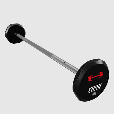 TROY TSB-U 12-Sided Urethane Straight Barbell Custom Logo 3