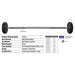 TROY TSB-U 12-Sided Urethane Straight Barbell Details