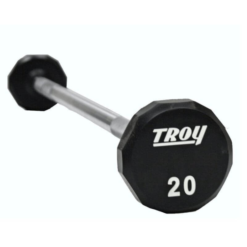 TSB-UTROY 12-Sided Urethane Straight Barbell 20lb