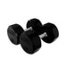 TSD-R Troy 12-Sided Rubber Encased Dumbbell 50lb Pair