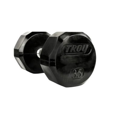 TROY TSD-R  12-Sided Rubber Encased Dumbbells 35lb