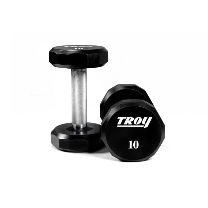 TSD-U Troy 12-Sided Urethane Encased Dumbbell 10lb Pair