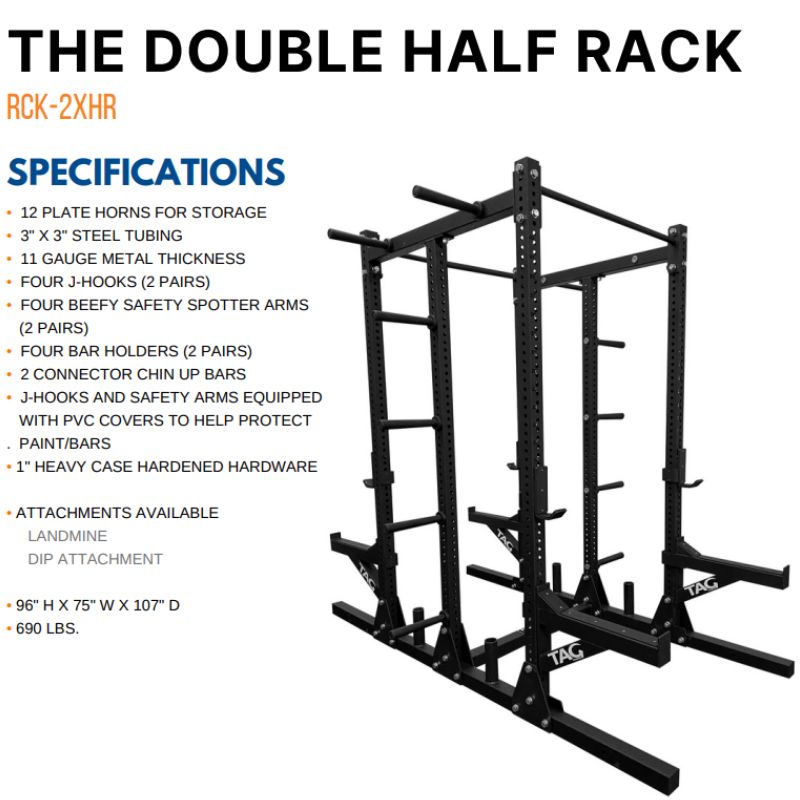 Tag Fitness RCK-2xHR Double 1_2 Rack Brochure