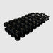Title TROY PFDC-R 5-100 lbs  Pro Style Dumbbell Set with Contoured Handles & Rubber Endcaps - Black