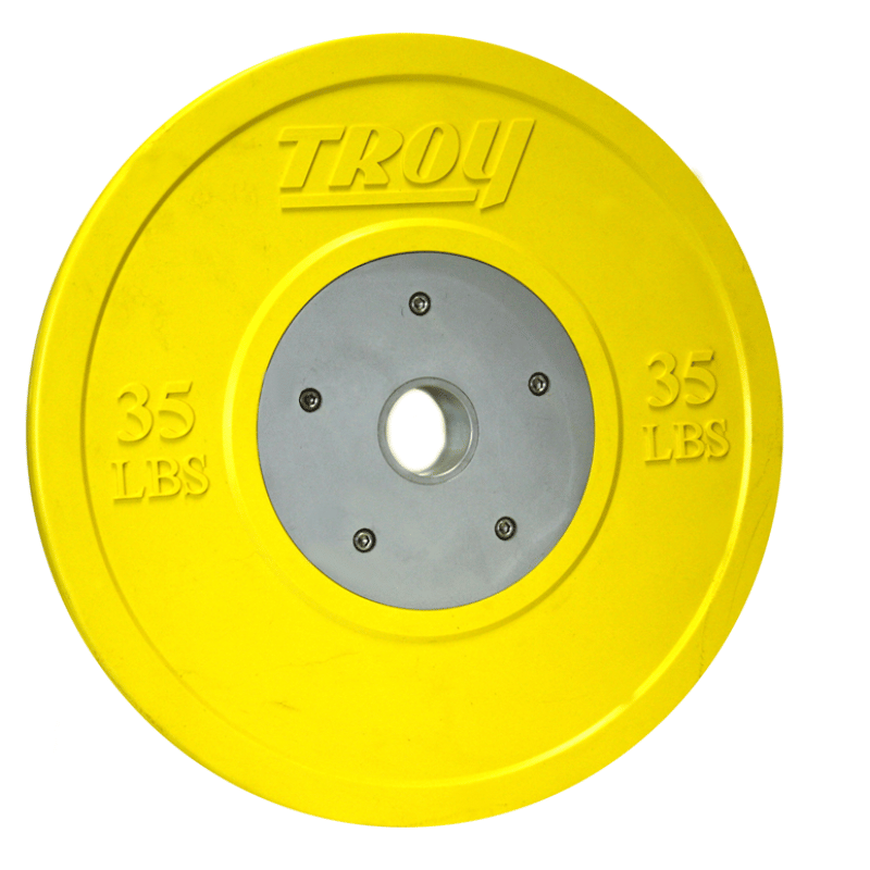 Troy Color Competion Bumper Plate 35lb Yellow