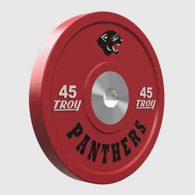 Troy Custom Logo Premium Rubber Bumper Plates with Dual Logo 3