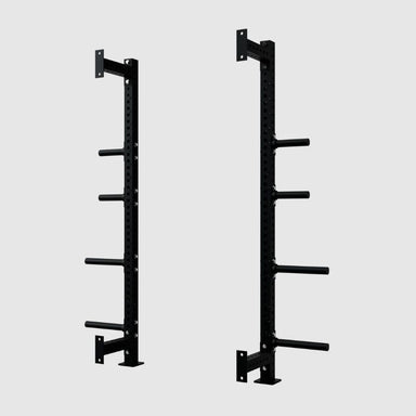 Troy Power Rack Storage Extension – G-PR-3015 Black Angled View
