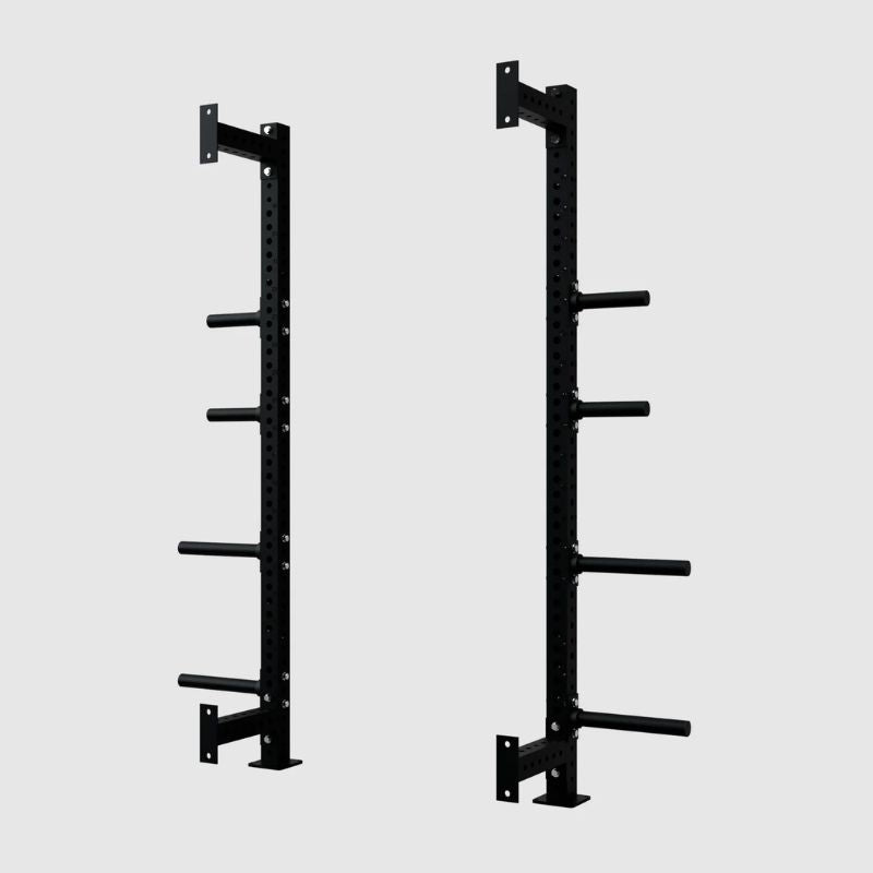 Troy Power Rack Storage Extension – G-PR-3015 Black Angled View