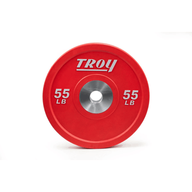 Troy Premium Bumper Plate 55lb Red