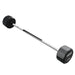 Troy 12-Sided Urethane Straight Barbell Set with Rack 110 lbs in Floor