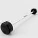 Troy 12 Sided Rubber Straight Barbell 50 lb Barbell