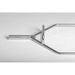 Troy AOT-56 Hex Bar with Dual Grip, Chrome Finish Plate Holder