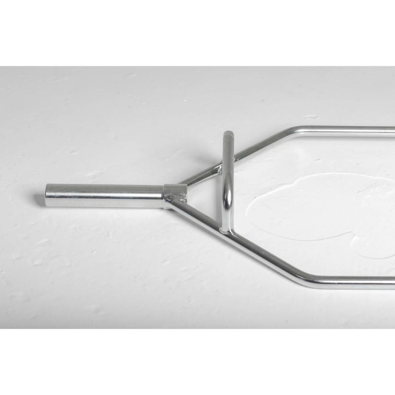 Troy AOT-56 Hex Bar with Dual Grip, Chrome Finish Plate Holder