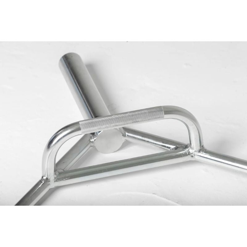 Troy AOT-56 Hex Bar with Dual Grip, Chrome Finish Plate Holder