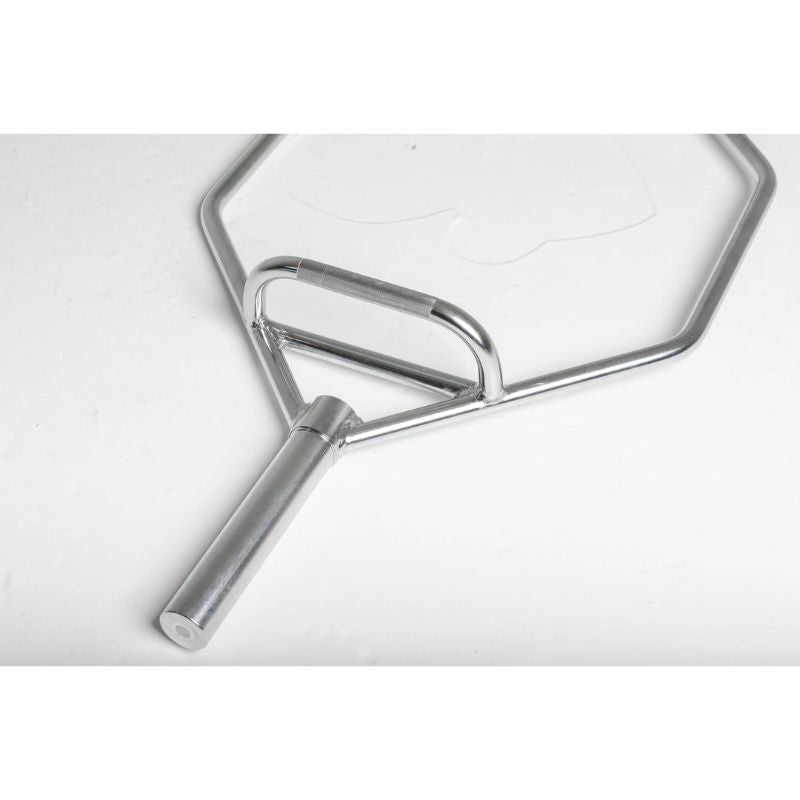 Troy AOT-56 Hex Bar with Dual Grip, Chrome Finish Top View
