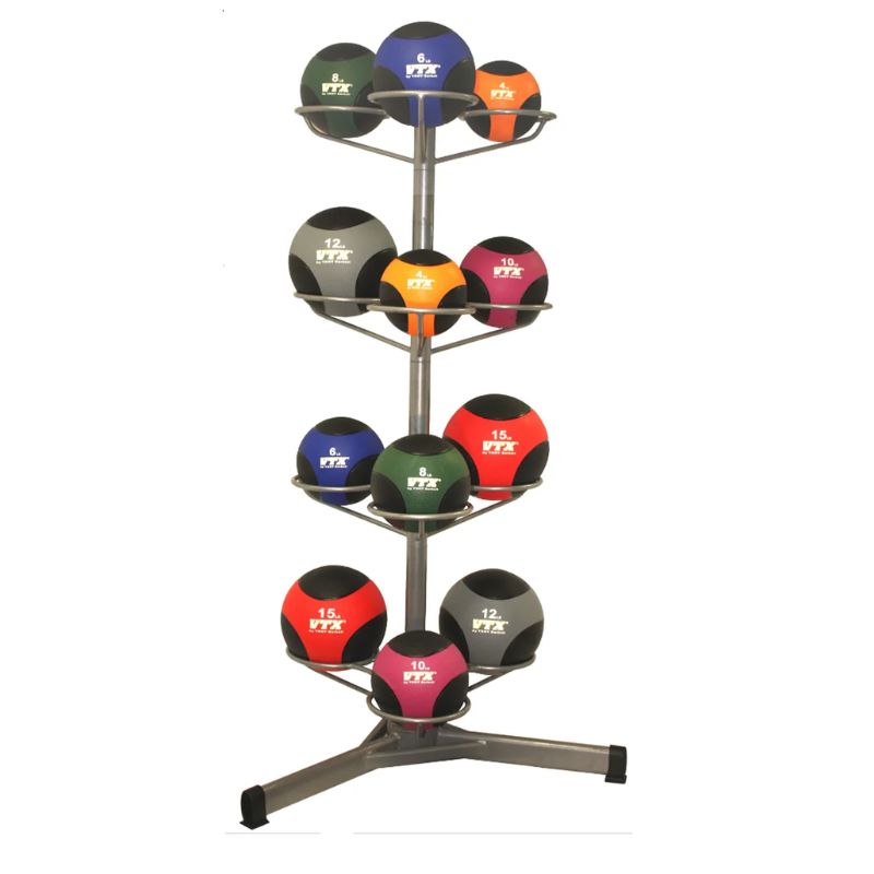 Troy BALLPAC-GMB15G2 Wall Ball Rack With 12 Medicine Balls sample
