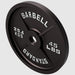 Troy BO Economy Black Cast Iron Olympic Plate 45 lb weight plate