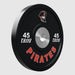 Troy BPO-SBP2L Performance Black Rubber Bumper Plate with Custom Dual Logo 2