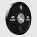 Troy BPO-SBP2L Performance Black Rubber Bumper Plate with Custom Dual Logo  3