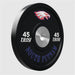 Troy BPO-SBP2L Performance Black Rubber Bumper Plate with Custom Dual Logo 4