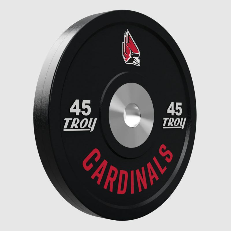 Troy BPO-SBP2L Performance Black Rubber Bumper Plate with Custom Dual Logo 5