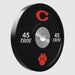 Troy BPO-SBP2L Performance Black Rubber Bumper Plate with Custom Dual Logo 6