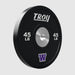 Troy BPO-SBPL Performance Black Rubber Bumper Plate with Custom Logo 3