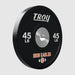 Troy BPO-SBPL Performance Black Rubber Bumper Plate with Custom Logo 5