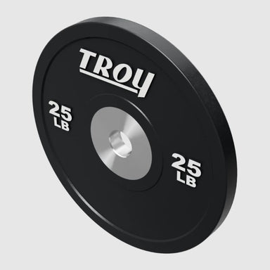 Troy BPO-SBP Performance Black Rubber Bumper Plate 25 lb bumper plates