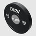 Troy BPO-SBP Performance Black Rubber Bumper Plate 55 lbs