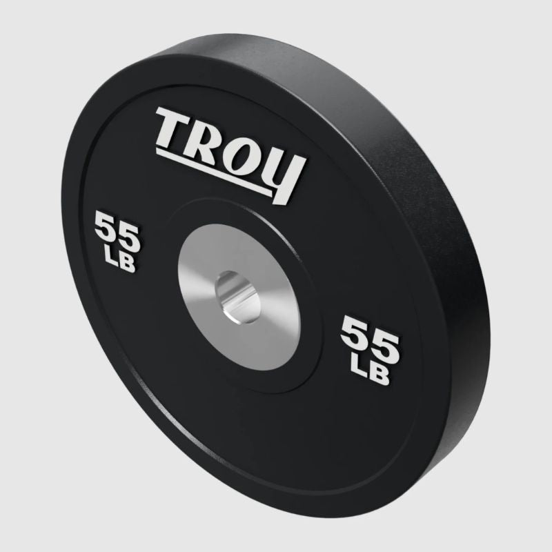 Troy BPO-SBP Performance Black Rubber Bumper Plate 55 lbs