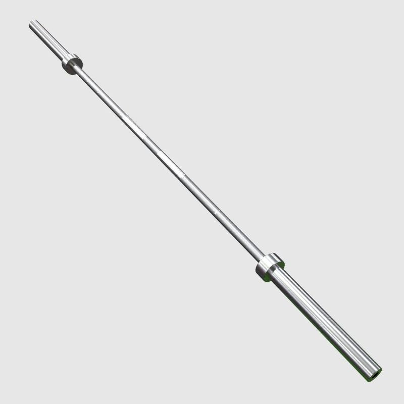 Troy Barbell 7' Olympic Bar - Chrome Finish on a white background