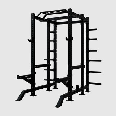 Troy Commercial Power Rack Package 3 – G-PR-3030 Black Angled View