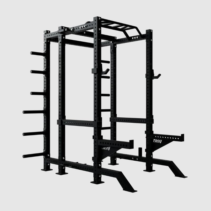Troy Commercial Power Rack Package 3 – G-PR-3030 Black Other Side
