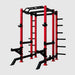 Troy Commercial Power Rack Package 3 – G-PR-3030 Red Angled View