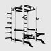 Troy Commercial Power Rack Package 3 – G-PR-3030 White Other Side