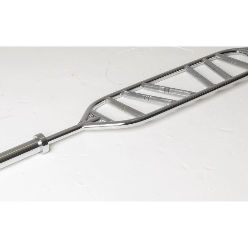 Troy G-MGB Multi-Grip Olympic Bar Side View in Floor