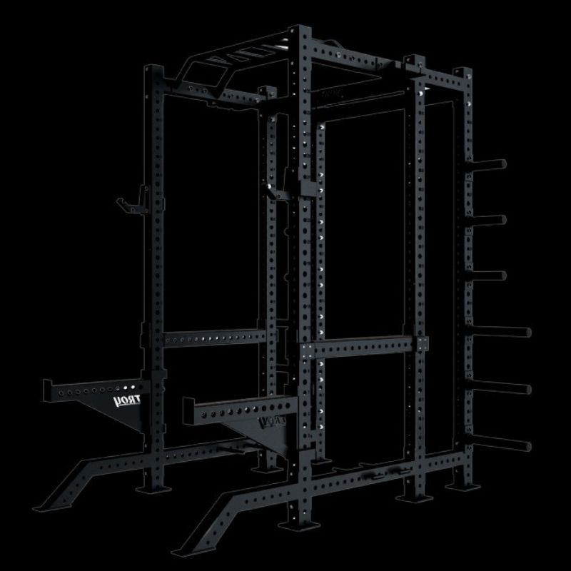 Troy G-PR-3030 Fitness Apollo Power Rack Premium Package Back Left Side View
