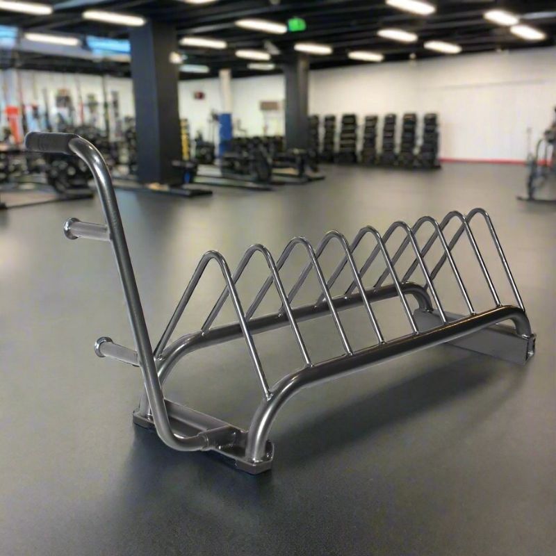 Bumper Plate Rack By Power Rack Troy GHBPR Horizontal Bumper Plate Rack | Heavy-Duty Storage ...