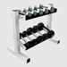 Troy GHDR-5  5 pair Horizontal DB Rack With Dumbbells