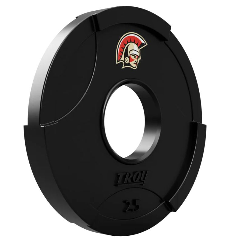 Troy GO-UL Premium Grade Urethane Interlocking Plate - Custom Logo1 2.5lbs Custom Weights