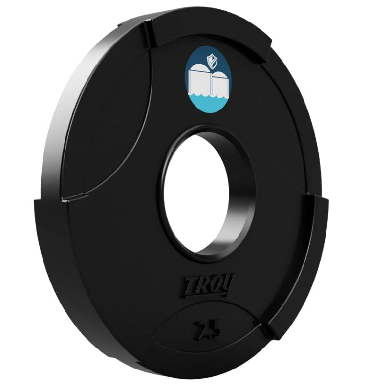 Troy GO-UL Premium Grade Urethane Interlocking Plate - Custom Logo2 2.5 lbs Custom Weights