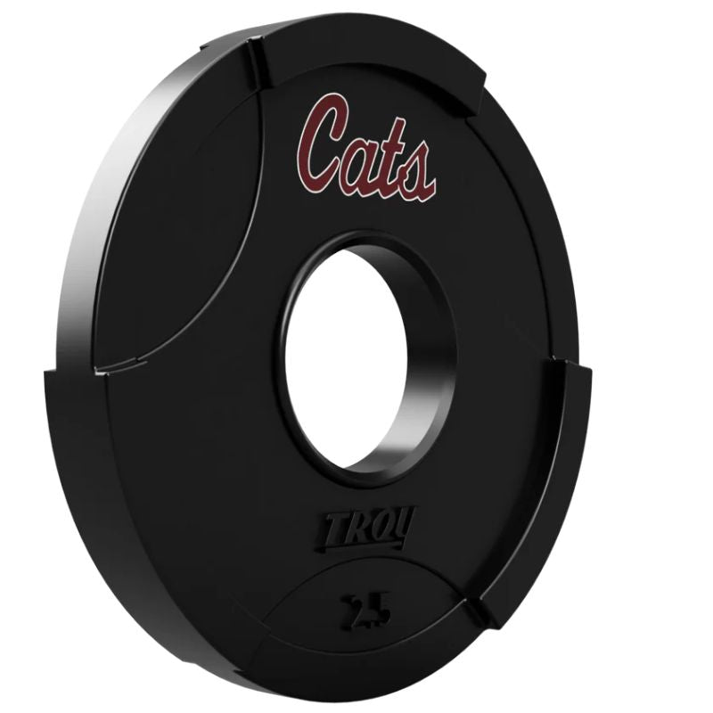 Troy GO-UL Premium Grade Urethane Interlocking Plate - Custom Logo5 2.5 lbs Custom Weights