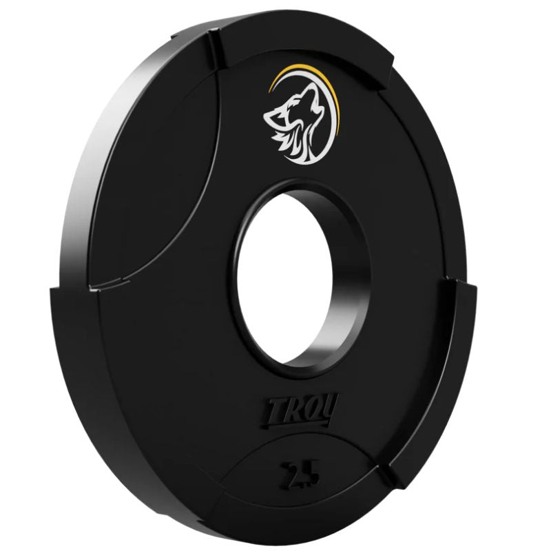 Troy GO-UL Premium Grade Urethane Interlocking Plate - Custom Logo7 2.5 lbs Custom Weights
