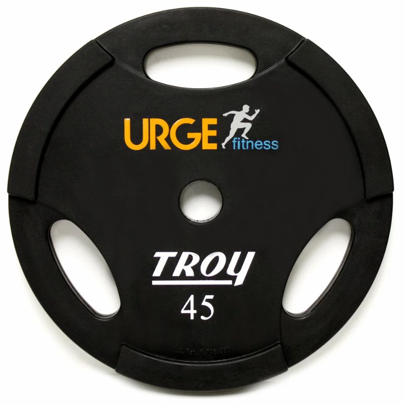 Troy GO-UL Premium Grade Urethane Interlocking Plate - Custom Logo Urge Fitness 45 lbs