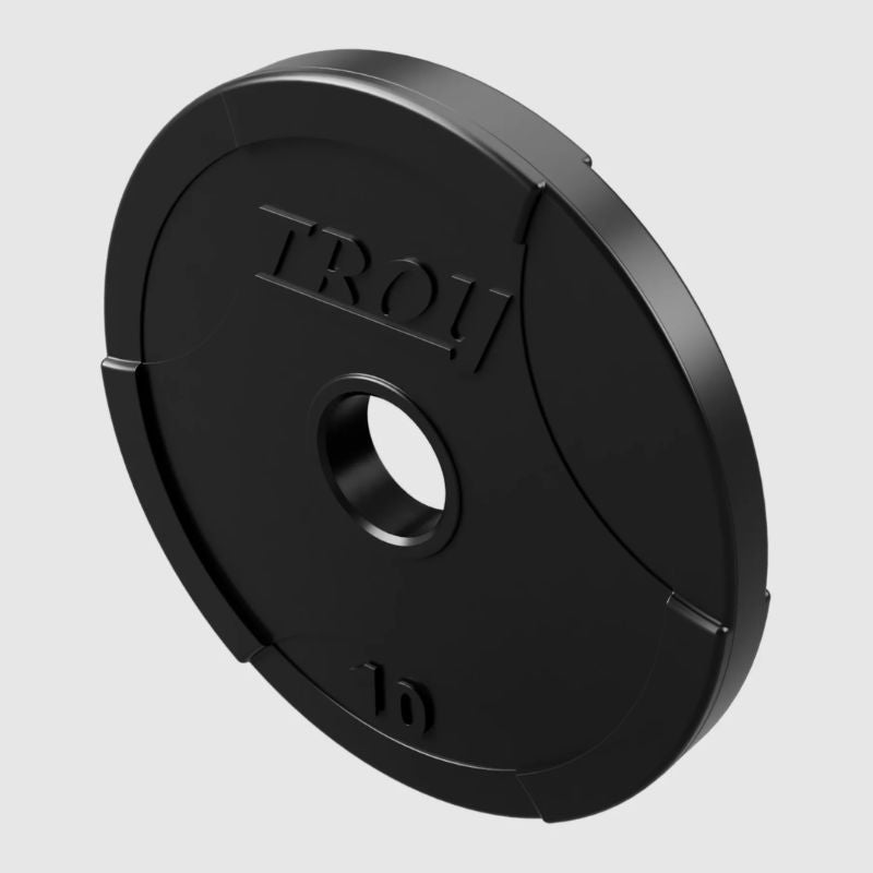 Troy GO-U Urethane Encased Olympic Grip Plate 10 lb Urethane Plates